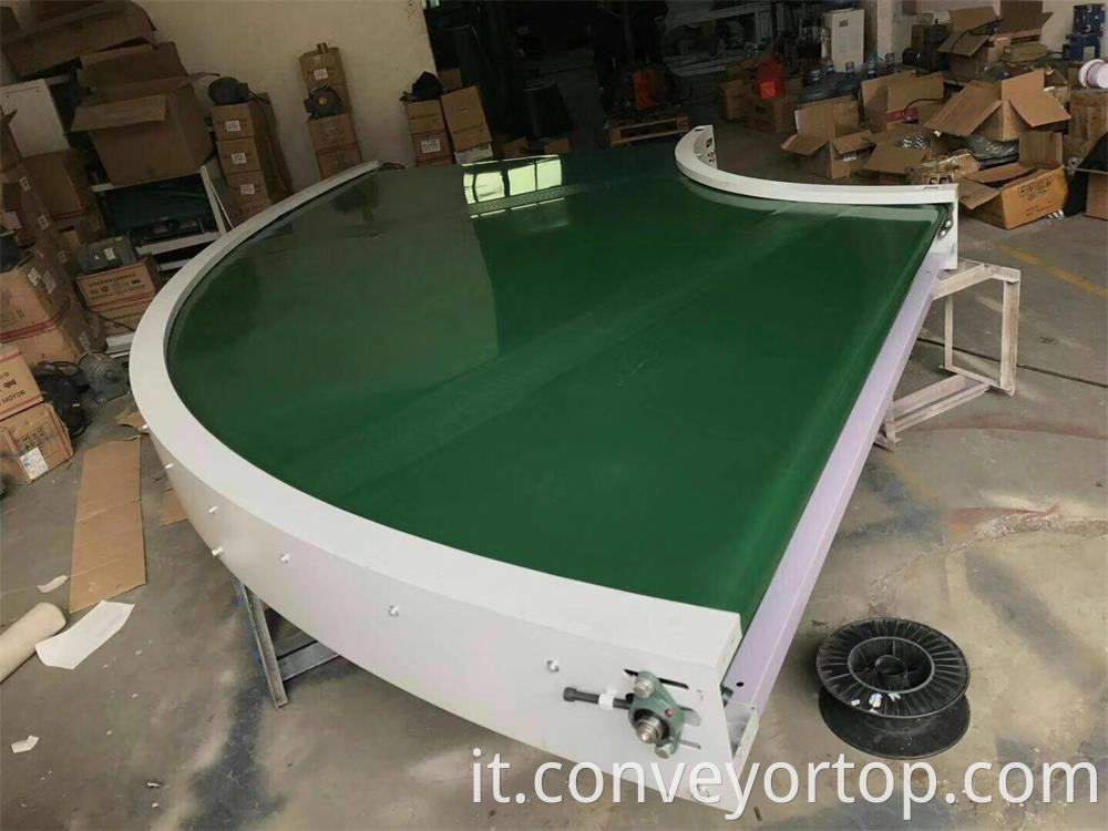 180 Degree Conveyor Table